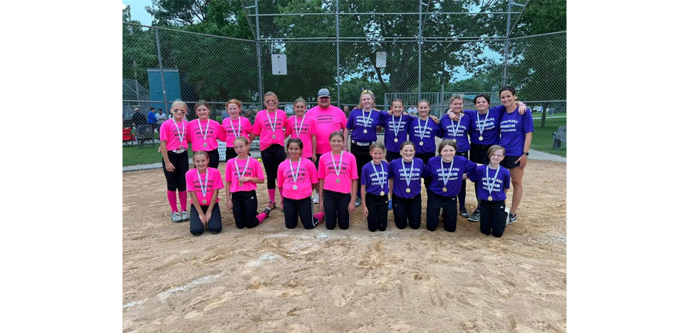 2024 12U Softball Champions and Runner Up